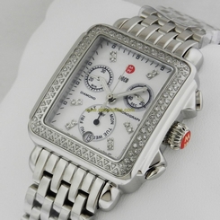 Michele MWW06P000099 Signature Deco Ladies Watch Diamond Pearl Retail: $1,995 99945451411