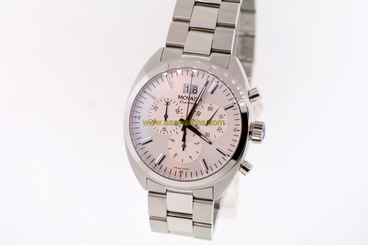 Men's Movado 0606477 DATRON Chronograph Silver-tone Dial Stainless Steel Watch
