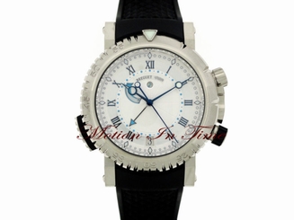 Breguet Marine Royale Alarm 18kt White Gold 45mm 5847BB/12/5ZV Skeleton Back