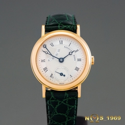 BREGUET CLASSIQUE POWER RESERVE 8200BA/12/242 18K GOLD LADY BOX&PAPERS