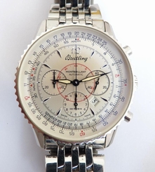 Breitling Navitimer Montbrilliant Chronograph Steel Watch A41030 Box & Papers.
