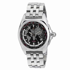 Breitling Galactic Unitime Men's Stainless Steel Swiss Made Watch