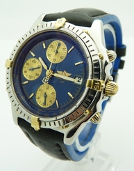 BREITLING CHRONOMAT B13050.1 SS & 18K GOLD MENS WATCH