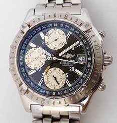 Breitling Chronomat Longitude GMT Watch Automatic Chronograph A20348 Box & Paper