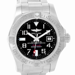 Breitling Aeromarine Avenger II Seawolf Black Dial Mens Watch A17331