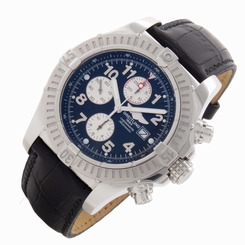 Breitling Super Avenger A13370 48mm Chronograph Steel mens watch Box Papers 609207284826