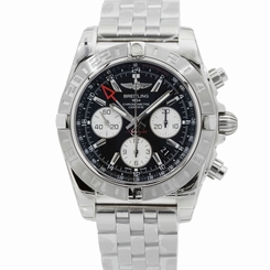 Breitling Chronomat 44mm GMT Auto Date Chrono Steel Mens Watch AB042011/BB56