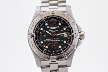 Breitling Aeromarine SuperOcean Steelfish Automatic Dive Watch 44mm A17390