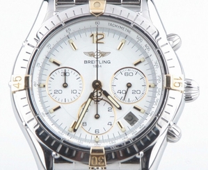 Breitling Men's Stainless Steel & 18k YG Cockpit Automatic Chronograph Watch