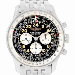Breitling Navitimer Cosmonaute Black Dial Chronograph Watch A12022