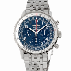 Breitling Navitimer 01 Limited Edition 43mm Blue Dial Mens Watch AB0121C4/C920
