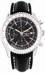 A2432212/B726-441X BREITLING NAVITIMER WORLD NEW & AUTHENTIC GMT MENS WATCH