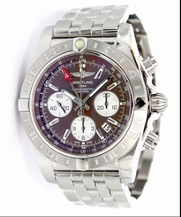 Breitling Chronomat 44 GMT Steel Bronze Dial Automatic Mens Watch AB042011/Q589