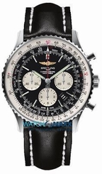 Breitling Navitimer 46mm Steel/Leather Men's Watch AB012721/BD09-442X