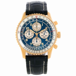 Breitling Navitimer Airborne 18K Yellow Gold Blue Dial Watch K33030