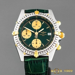 BREITLING CHRONOMAT CHRONOGRAPH 81.950 B13047 GREEN DIAL AUTOMATIC