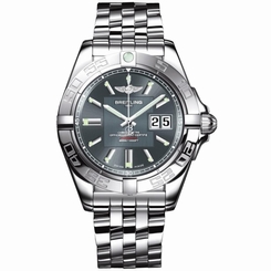 BREITLING MEN'S STEEL BRACELET & CASE AUTOMATIC WATCH A3239011-G778