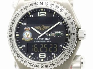 Polished BREITLING Emergency No. 28 Squadron RAF Watch E56121.1 (BF106278)