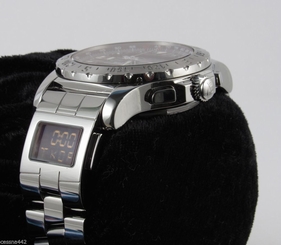 Breitling Airwolf - Chronograph Watch - Rare Co-Pilot Band Option - Books & Case