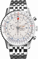 A2432212/G571-443A BRAND NEW BREITLING NAVITIMER WORLD GMT MENS WATCH SALE 845960002325
