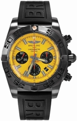 MB0111C3/I531-262S BREITLING CHRONOMAT 44 GMT NEW YELLOW DIAL MENS WATCH