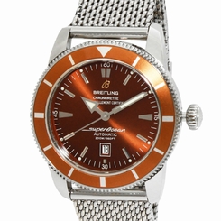 Pre-Owned Breitling Super Ocean Heritage Brown Dial Men's Auto Watch A17320,MR