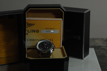 Breitling A25362 Bentley Steel Automatic Chronograph Sport Bracelet Box/Paper