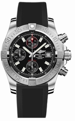 A1338111/BC32-131S NEW BREITLING AVENGER II MENS AUTOMATIC WATCH W/ RUBBER STRAP