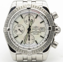 Breitling Chronomat Evolution A13356 MOP Stainless Steel Automatic w/ Papers