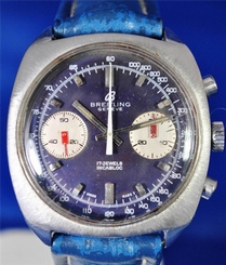 Vintage 1970's Breitling Geneve Chronograph 17Jewels Incabloc Manual Wind up