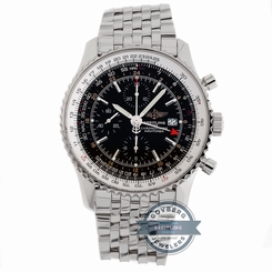 Breitling Navitimer World A2432212/B726 Auto 46mm Steel Mens Bracelet Watch Date 845960025850