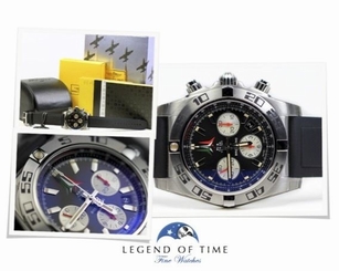 Breitling Chronomat 44 Frecce Tricolori Limited Chronograph Italy Date AB01104D
