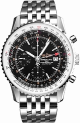 A2432212/B726-443A BREITLING NAVITIMER WORLD NEW & AUTHENTIC GMT MENS WATCH
