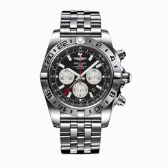 BREITLING MEN'S CHRONOMAT GMT 47MM STEEL CASE AUTOMATIC WATCH AB0413B9-BD17