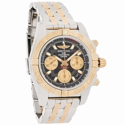 Breitling Chronomat 41 Mens 18K Links Swiss Automatic Watch CB014012/BA53