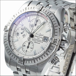 Pre-Owned BREITLING 2006 Chronomat Evolution Silver Men's Auto Watch A13356, MR