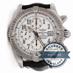 Breitling Chronomat Evolution A1335611/A573 Auto 43.7mm Steel Mens Strap Watch