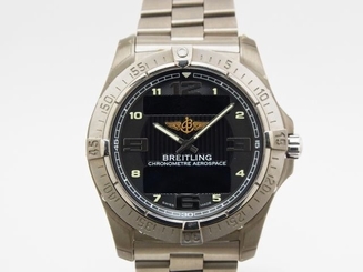 Pre-Owned Breitling Aerospace TItanium Black Dial Men's Watch E7936210/B962,MR