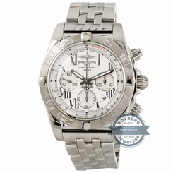 Breitling Chronomat 44 AB011012/A690 Auto 44mm Steel Mens Pilot Bracelet Watch