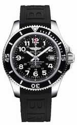 Breitling Superocean II 42mm Steel/Rubber Men's Watch A17365C9/BD67-151S