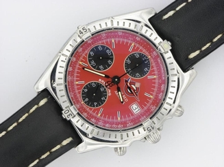 BREITLING GENTS CHRONOMAT STEEL AUTOMATIC WATCH RED ARROWS LIMITED EDITION