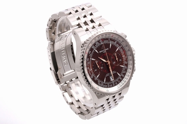 Breitling Montbrillant Navitimer Bronze Dial A23340 W/ Papers #2061