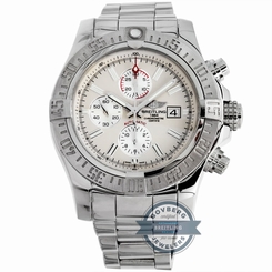 Breitling Super Avenger II A1337111/G779 Auto Steel Mens Bracelet Watch Chrono