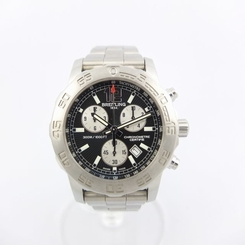 Pre-Owned BREITLING Colt Chronograph All SS Men's Quartz Wristwatch A73387, ML
