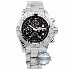 Breitling Super Avenger II A1337111/BC28 Auto Steel Mens Watch Date Chrono