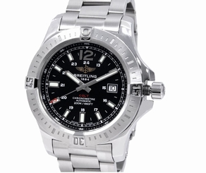 Pre-Owned BREITLING Colt Chronometer A17388 Men's SS Black Dial Automatic, MD