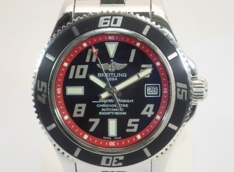 Pre-owned BREITLING A187B31PRS Super Ocean SS x Automatic 1500M Men's Watch,AS