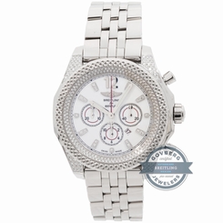 Breitling Bentley Barnato LE A41390AP/A754 Auto 42mm Steel Diamonds Mens Watch