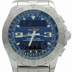 Used[A] Watch Men Breitling Airwolf A78363 Quartz SS L2Z