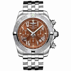Fake AAA BREITLING MEN'S CHRONOMAT 44MM STEEL BRACELET AUTOMATIC WATCH AB011011-Q566 Watch